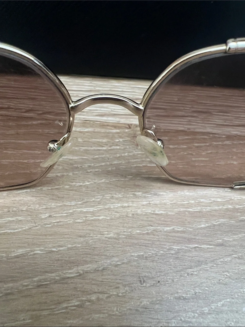 Prada Cat Eye Gold Frame Sunglasses with Brown Gradient Lenses